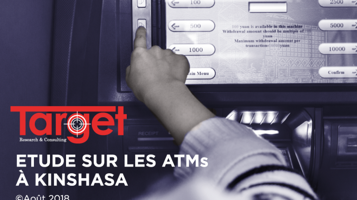 Kinshasa compte 201 ATM dans 15 communes sur 24, selon une étude de Target